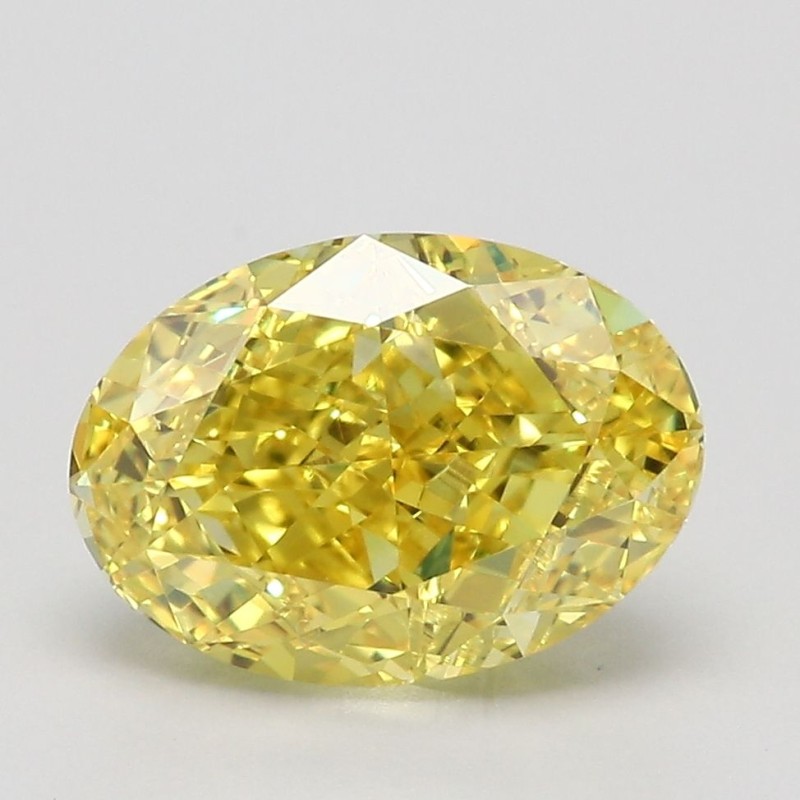 Diament laboratoryjny o barwie fantazyjnej szlif owalny, 1.61ct, VVS2, Fancy Vivid Yellow, IGI LG538261613 Diament laboratoryjny o barwie fantazyjnej szlif owalny, 1.61ct, VVS2, Fancy Vivid Yellow, IGI LG538261613