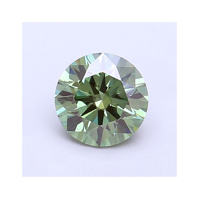 Diament laboratoryjny o barwie fantazyjnej szlif okrągły, 1.01ct, VVS2, Fancy Vivid Green, IGI LG758560251 Diament laboratoryjny o barwie fantazyjnej szlif okrągły, 1.01ct, VVS2, Fancy Vivid Green, IGI LG758560251