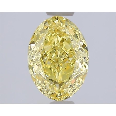 Diament laboratoryjny o barwie fantazyjnej szlif owalny, 1.6ct, VVS1, Fancy Intense Yellow, IGI LG747516217