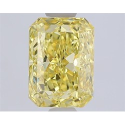 Diament laboratoryjny o barwie fantazyjnej radiant, 1.97ct, VVS2, Fancy Vivid Yellow, IGI LG747515772