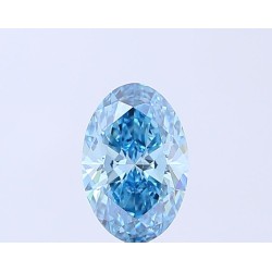 Diament laboratoryjny o barwie fantazyjnej szlif owalny, 1.01ct, VVS2, Fancy Vivid Blue, IGI LG758583398