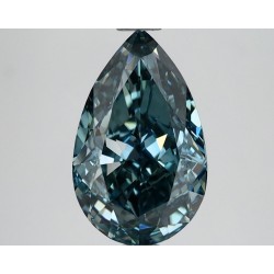 Diament laboratoryjny o barwie fantazyjnej szlif gruszkowy, 2.61ct, VVS1, Fancy Vivid Blue, IGI LG654418477