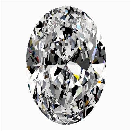 Diament szlif owalny, 0.34ct, SI2, F, GIA 7548029962