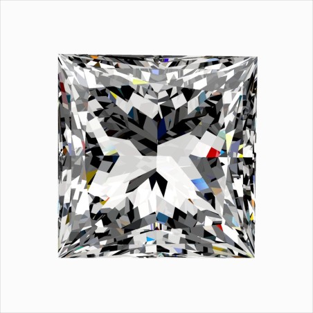 Diament szlif princess, 0.32ct, SI1, F, GIA 2537756790