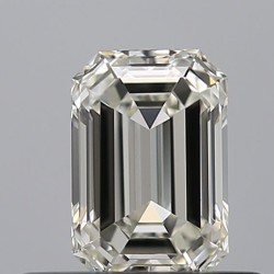 Diament szlif szmaragdowy, 0.51ct, VVS1, H, IGI 757513581