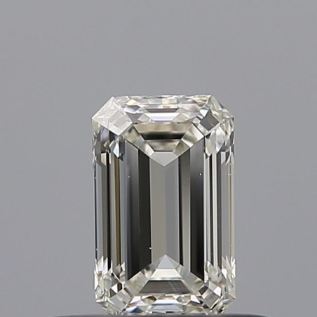 Diament szlif szmaragdowy, 0.4ct, VVS2, H, IGI 757512574