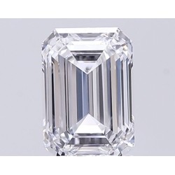 Diament laboratoryjny szlif szmaragdowy, 2.08ct, VVS2, D, IGI LG758540346