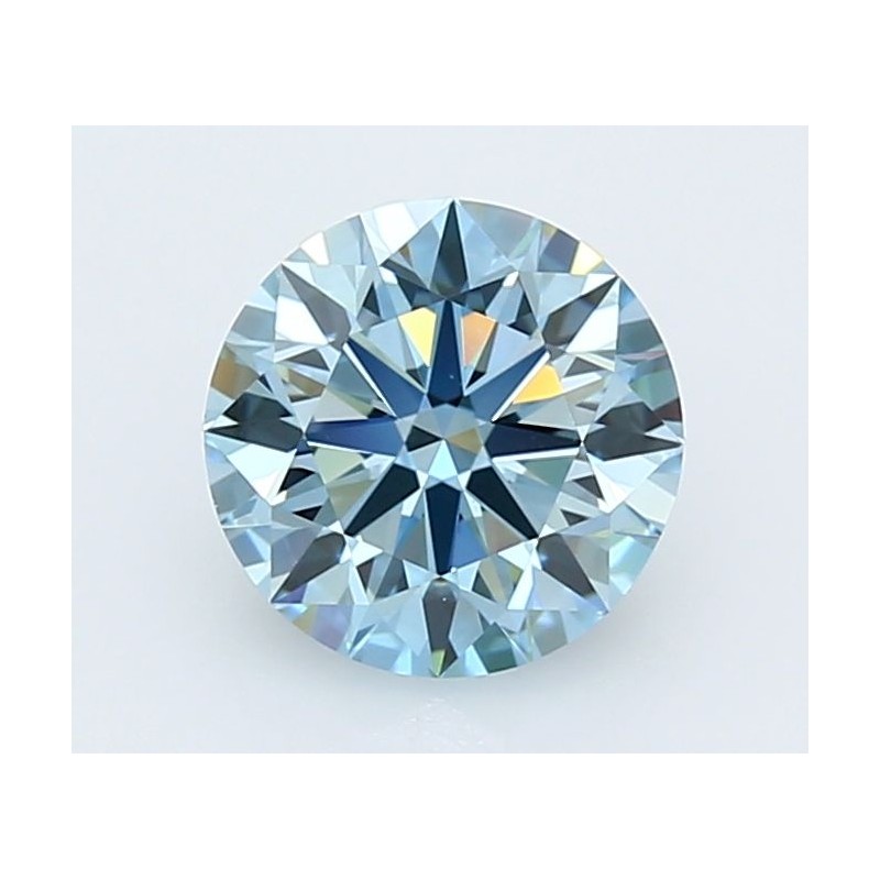 Diament laboratoryjny o barwie fantazyjnej szlif okrągły, 2.03ct, VVS1, Fancy Vivid Blue, IGI LG747511177