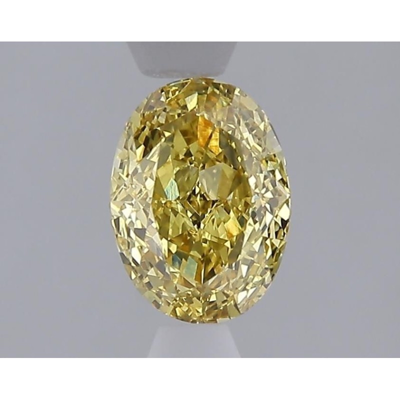 Diament laboratoryjny o barwie fantazyjnej szlif owalny, 1.08ct, VVS2, Fancy Vivid Yellow, IGI LG692568228