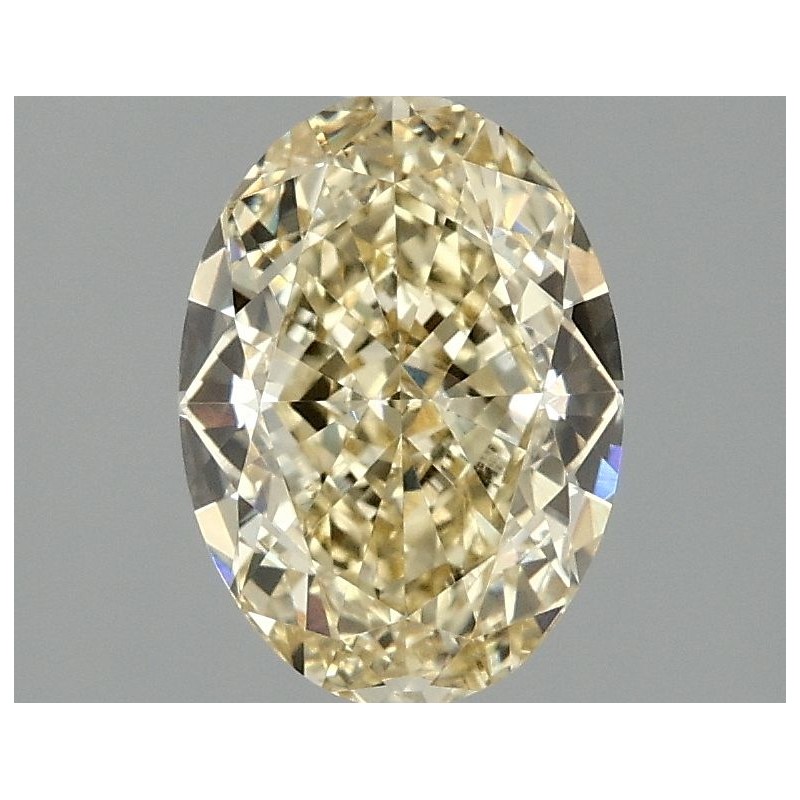 Diament laboratoryjny o barwie fantazyjnej szlif owalny, 2.1ct, VVS2, Fancy Vivid Yellow, IGI LG691555885