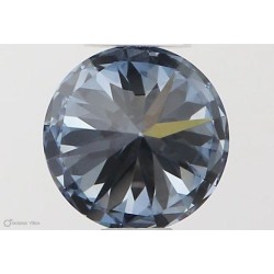 Diament laboratoryjny o barwie fantazyjnej szlif okrągły, 0.55ct, VVS1, Fancy Vivid Blue, IGI LG564379176