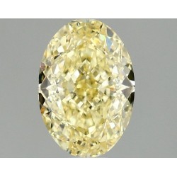Diament laboratoryjny o barwie fantazyjnej szlif owalny, 1.59ct, VVS2, Fancy Intense Yellow, IGI LG680548527