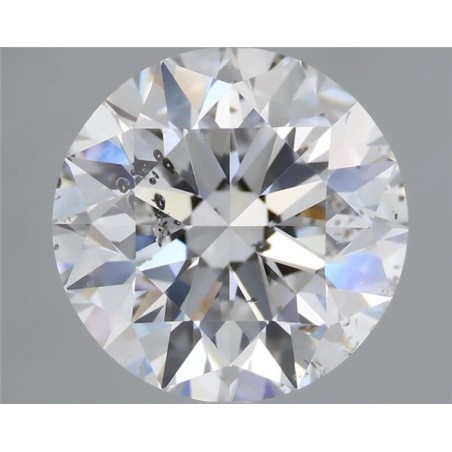 Diament szlif okrągły, 2ct, SI2, E, GIA 2507171112