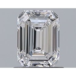 Diament szlif szmaragdowy, 1ct, VS2, D, GIA 1236594803