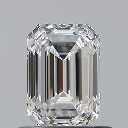 Diament szlif szmaragdowy, 0.8ct, VS1, E, GIA 7531400029