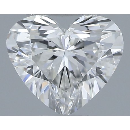 Diament serce, 0.35ct, VVS1, G, GIA 7523190079