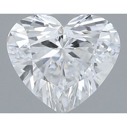 Diament serce, 0.38ct, VVS2, D, GIA 6512860998