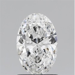 Diament szlif owalny, 1ct, SI2, E, GIA 2527470643