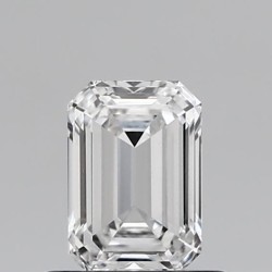 Diament szlif szmaragdowy, 0.55ct, SI2, E, GIA 6535177360