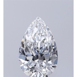Diament szlif gruszkowy, 0.6ct, VS2, E, GIA 1548309370