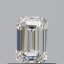Diament szlif szmaragdowy, 0.5ct, VVS2, G, GIA 3535499634