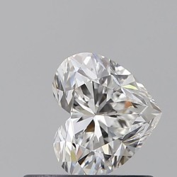 Diament serce, 0.53ct, VVS2, F, GIA 6542244741