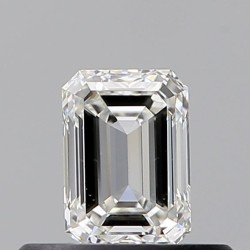 Diament szlif szmaragdowy, 0.4ct, VS2, G, GIA 3545115185