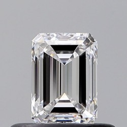 Diament szlif szmaragdowy, 0.44ct, VS1, D, GIA 6542119797