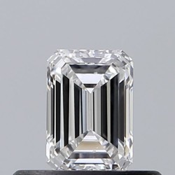 Diament szlif szmaragdowy, 0.39ct, VS2, E, GIA 2546114029