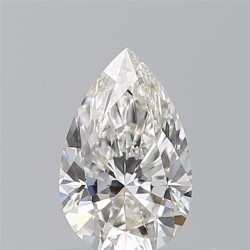 Diament szlif gruszkowy, 0.5ct, VVS2, I, GIA 7546085463