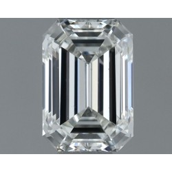 Diament szlif szmaragdowy, 0.5ct, VS2, H, GIA 2547330368