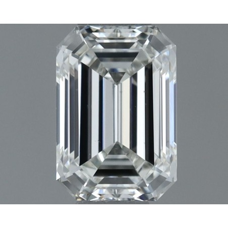 Diament szlif szmaragdowy, 0.5ct, VS2, H, GIA 2547330368