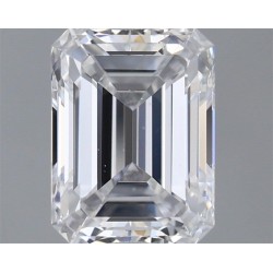 Diament szlif szmaragdowy, 0.63ct, VS2, D, GIA 6535442861