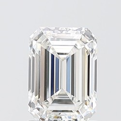 Diament laboratoryjny szlif szmaragdowy, 1.51ct, VVS2, E, IGI LG757524745