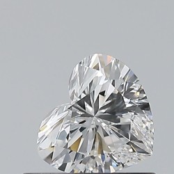 Diament serce, 0.5ct, VVS2, F, GIA 6542325702