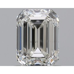 Diament szlif szmaragdowy, 0.9ct, SI1, H, GIA 6532399682