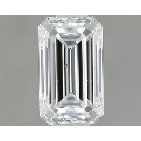 Diament szlif szmaragdowy, 0.5ct, SI1, E, GIA 2517905061