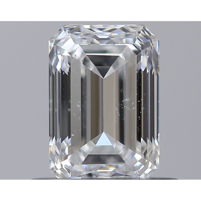 Diament szlif szmaragdowy, 0.61ct, SI2, E, GIA 2526792009