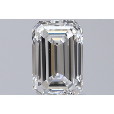 Diament szlif szmaragdowy, 0.8ct, VVS2, F, GIA 6532550046