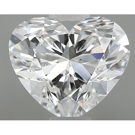 Diament serce, 0.61ct, VS2, D, GIA 1535201102
