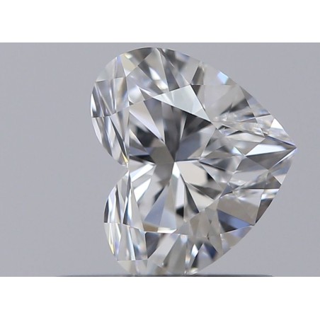 Diament serce, 0.5ct, VVS1, E, GIA 7538315151