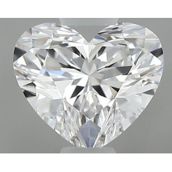 Diament serce, 0.53ct, VVS1, D, GIA 6535356640