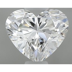 Diament serce, 0.5ct, VS1, E, GIA 6531381840
