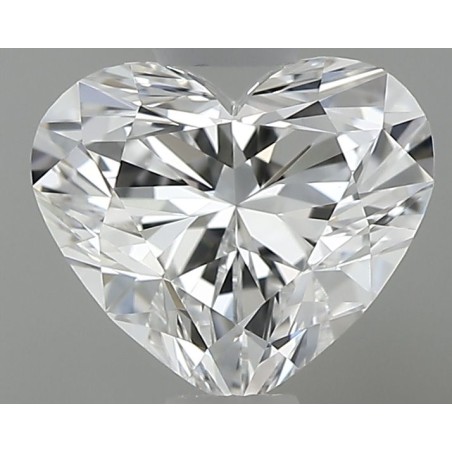 Diament serce, 0.6ct, VVS2, E, GIA 5536526407