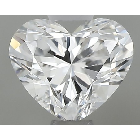 Diament serce, 0.5ct, SI1, D, GIA 3535532621