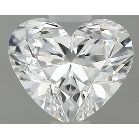 Diament serce, 0.6ct, VS1, E, GIA 7533583433