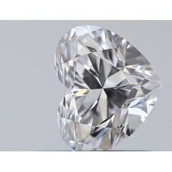 Diament serce, 0.51ct, VS1, D, GIA 7536633845