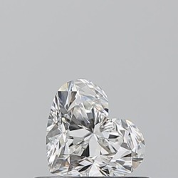 Diament serce, 0.5ct, VVS2, H, GIA 6531998036