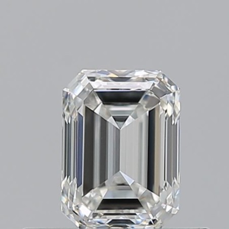 Diament szlif szmaragdowy, 0.5ct, VVS1, H, GIA 2537959781