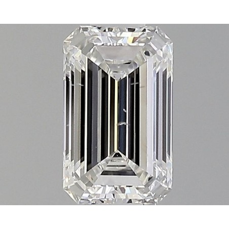 Diament szlif szmaragdowy, 1ct, SI1, H, GIA 5503554548